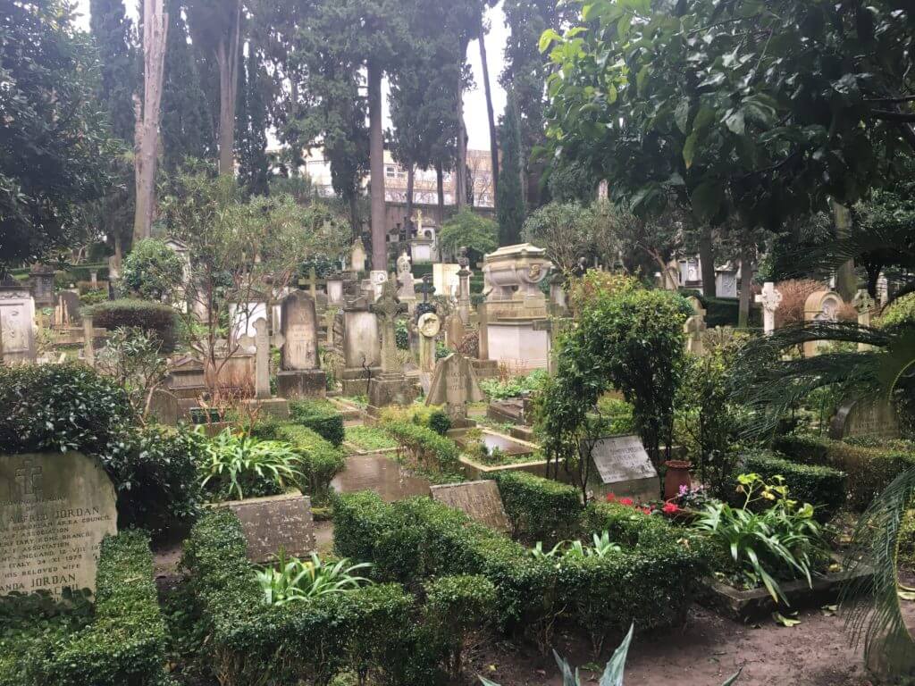 The Non-Catholic Cemetery, Testaccio, Rome