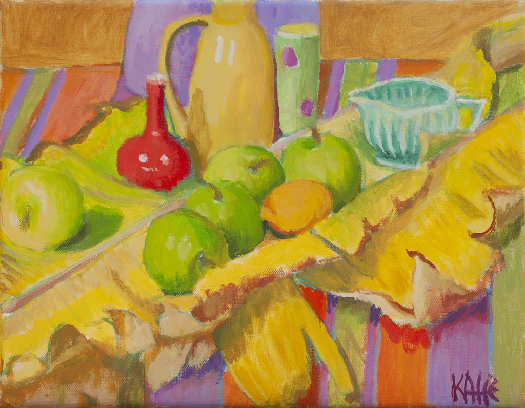 Still Life with Banana Leaf